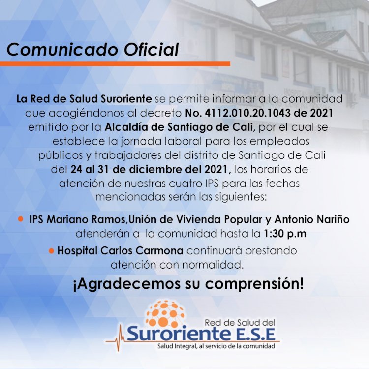 Ante alta demanda de pruebas COVID-19, la Red de Salud Suroriente informa que ya no cuenta con insumos para realizar pruebas en ningún punto de la ESE